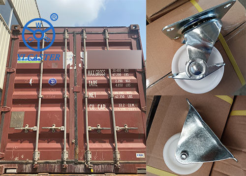 Latest company case about 3 inch nylon low profile casters are shipping to Mexico