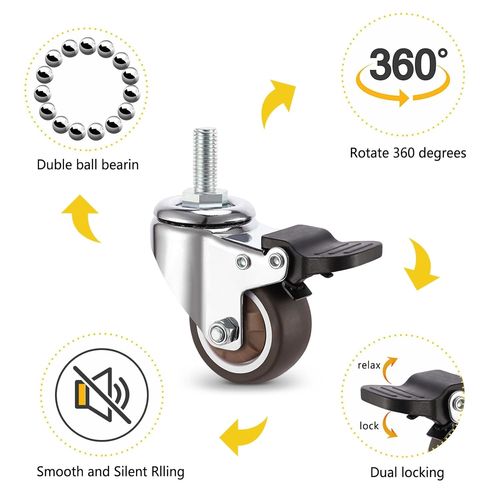 Latest company case about How to Install Threaded Caster Wheels?