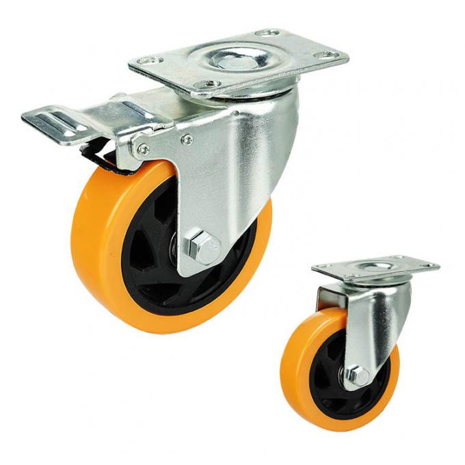 90KG Loading 4 Inch Medium Duty Casters 0