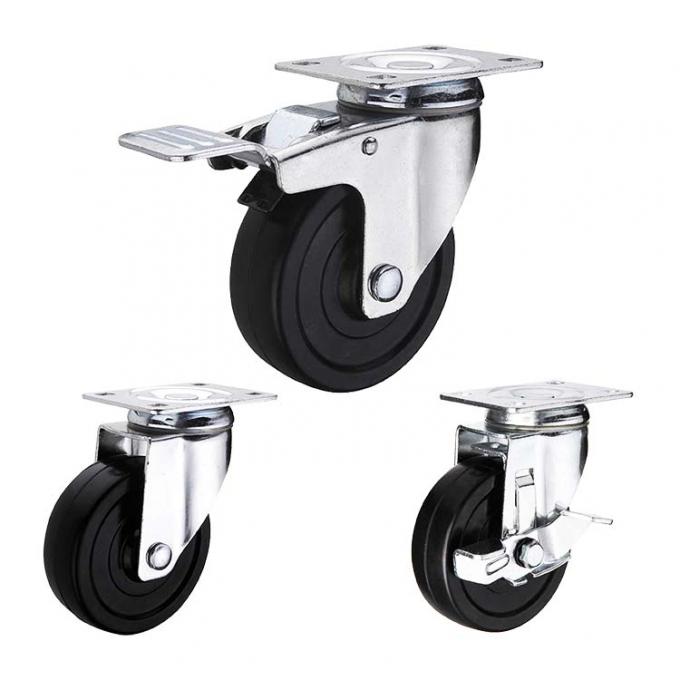 3 Inch 154lbs Capacity Medium Duty Casters With Delrin Bearing 0