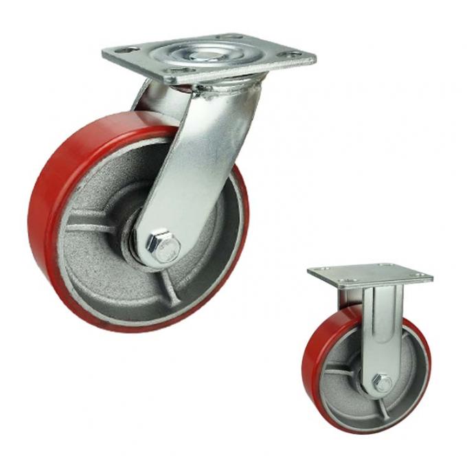 No Marking Heavy Duty Casters Iron PU 0