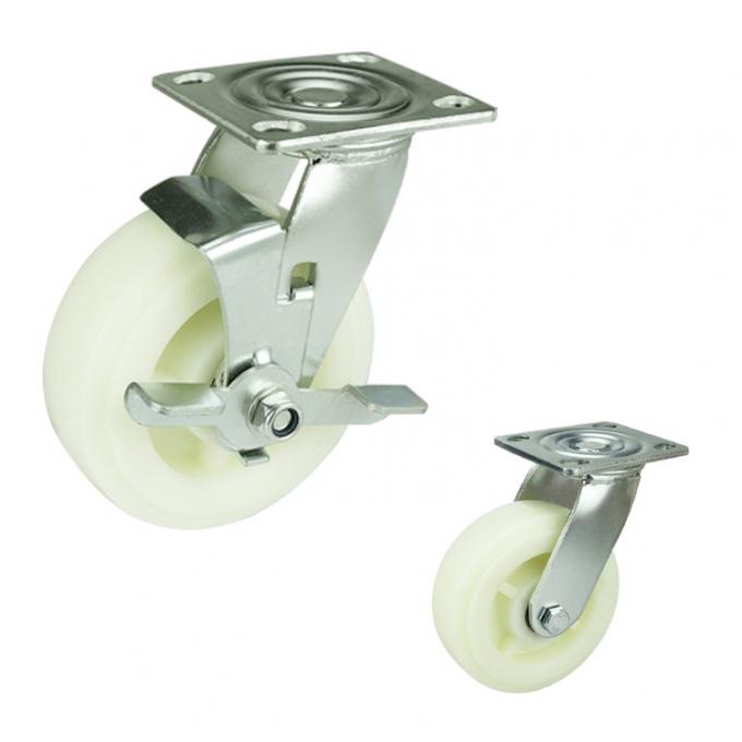 300kg Loading Swivel Caster Wheels Heavy Duty , 6" Heavy Duty Locking Casters 0