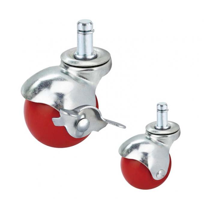 2 Inch PP 55lbs Loading Furniture Casters With Swivel Plate 1