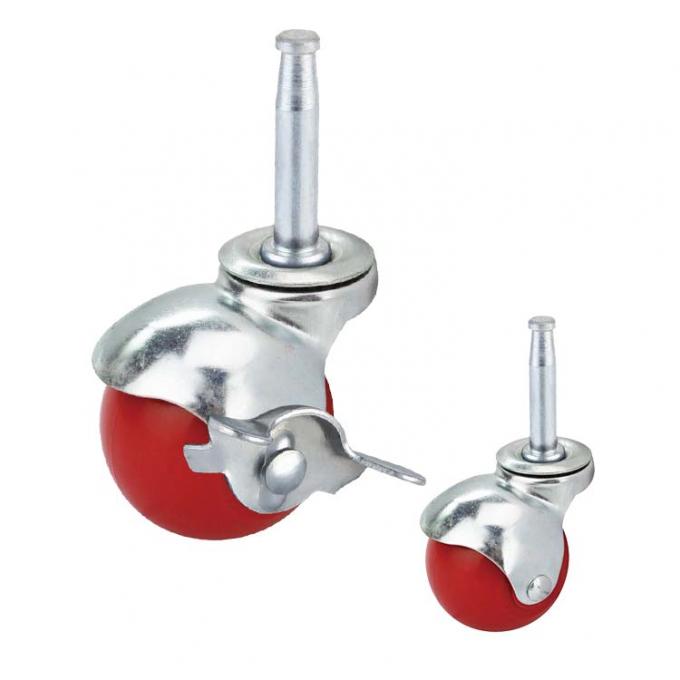 2 Inch PP 55lbs Loading Furniture Casters With Swivel Plate 3