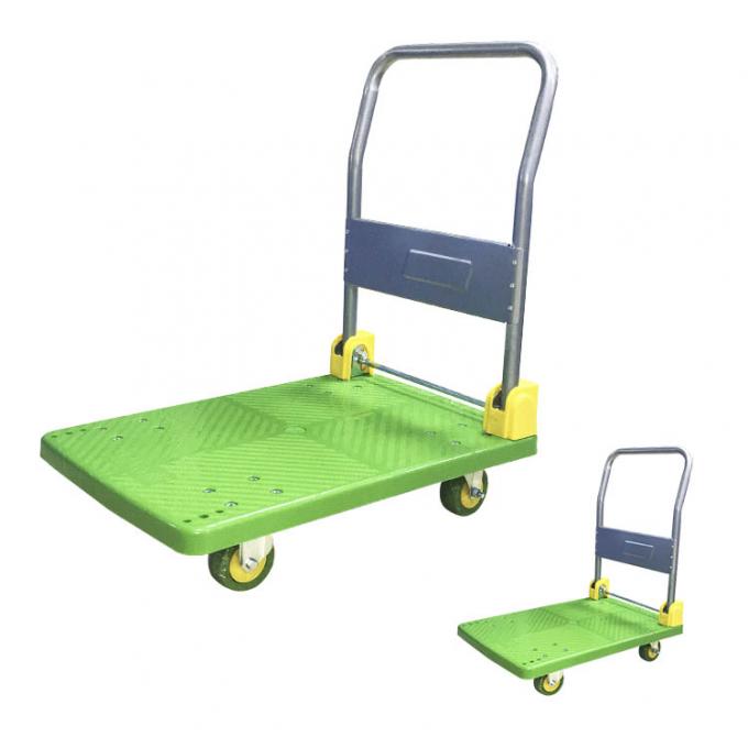 660lbs Capacity 90x60cm Foldable Platform Trolley Heavy Duty 0