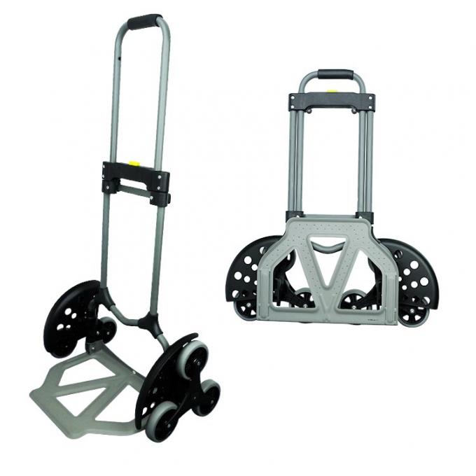 154lbs Capacity 6 Wheel Stair Climber Shopping Trolley Portable 0