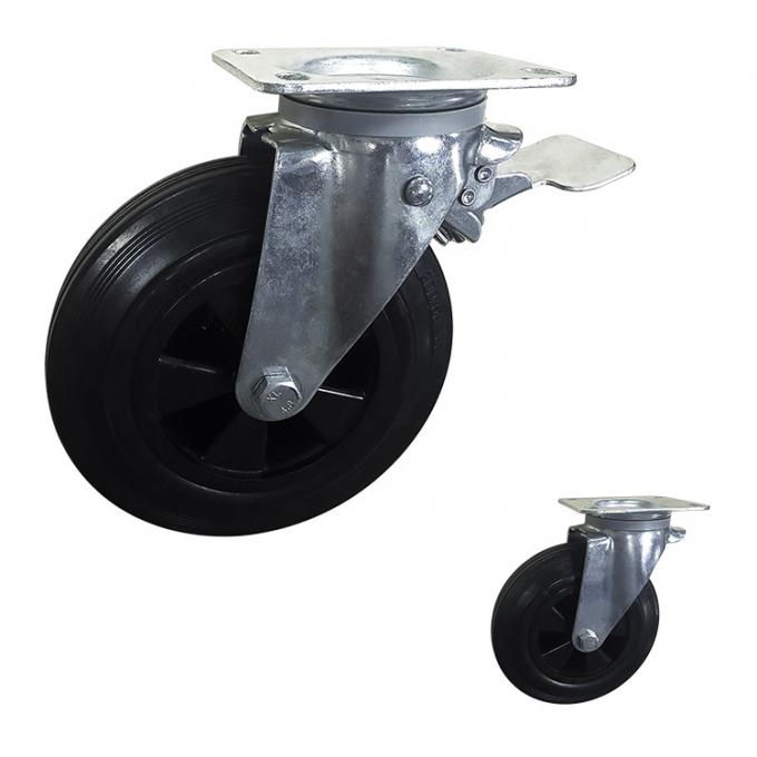 286lbs Loading Heavy Duty Lockable Casters , 150mm Castor Wheels 0