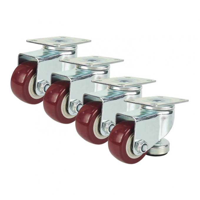 4inch Pvc Industrial Swivel Casters , ISO9001 Industrial Castor Wheels 0