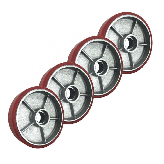 200x50mm 2200lbs Loading Polyurethane Casters For Pallet Truck 0