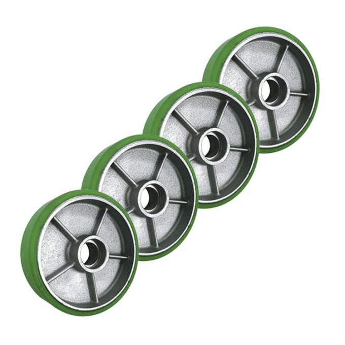 1000kg Loading 8x2inch Polyurethane Casters For Pallet Trucks 0