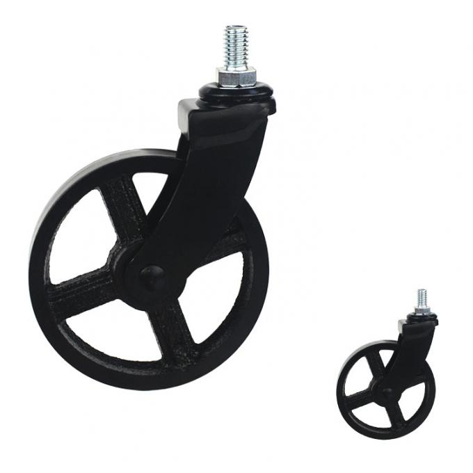 CE Cast Iron 88mm 132lbs Capacity Trolley Wheels Heavy Duty 0