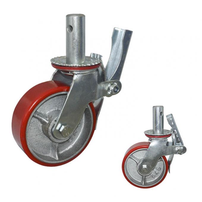 200mm PU Scaffolding Wheels 0