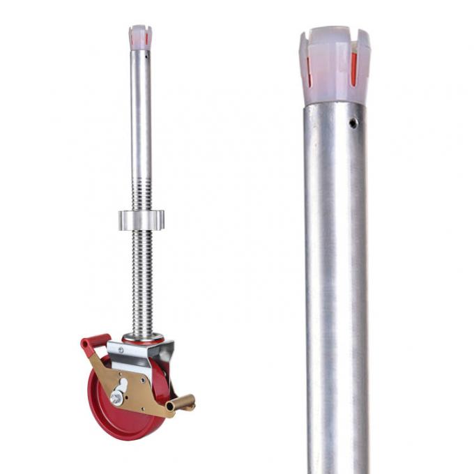 8inch Capacity Heavy Duty Scaffolding Wheels With Long Threaded Stem