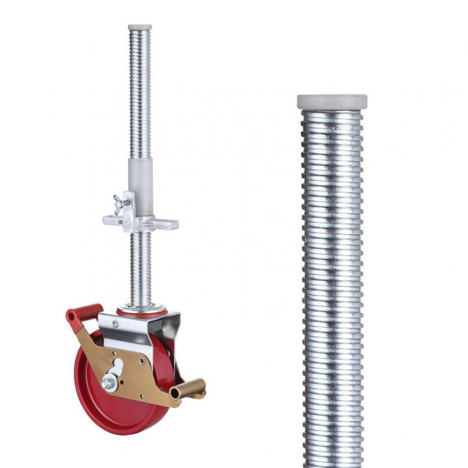1000kg Loading 200mm Scaffolding Casters Wheels Rust Resistant Heavy Duty Castors 0