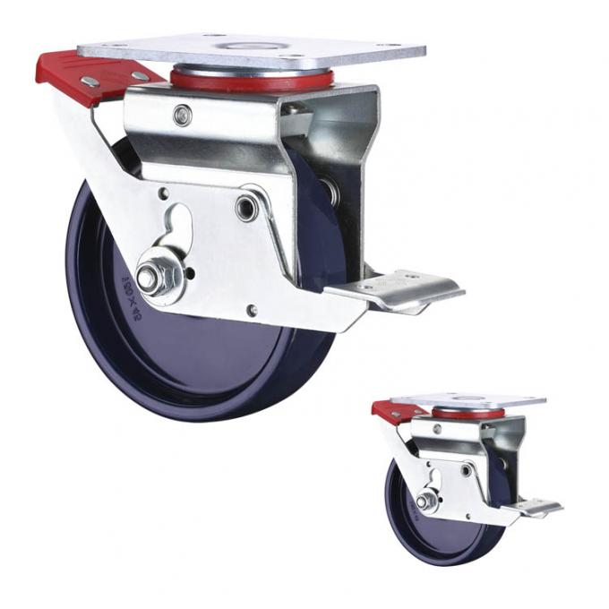 200mm Caster Wheel Scaffolding , 700kg Loading Scaffolding Wheel Heavy Duty 0