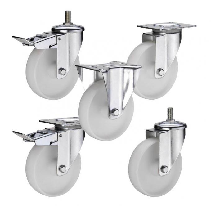 Wearable 5 Inch 330lbs Loading Nylon Casters Medium Duty 1