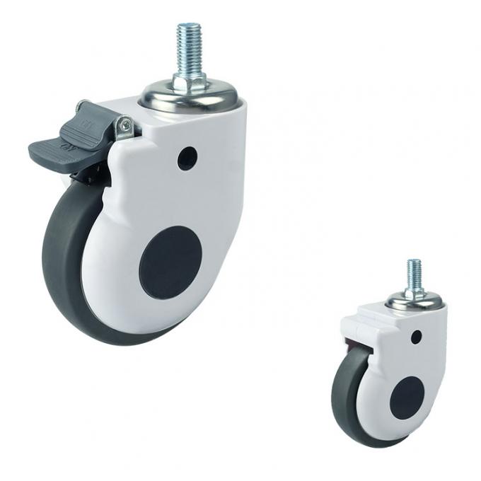 4inch Bed Frame Wheel Replacement , 80kg Loading Hospital Bed Caster Wheel 0