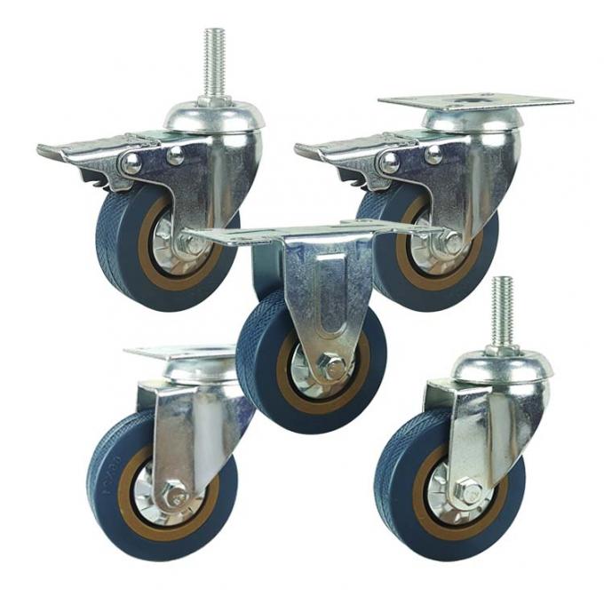 55lbs Loading PVC Light Duty Casters 1