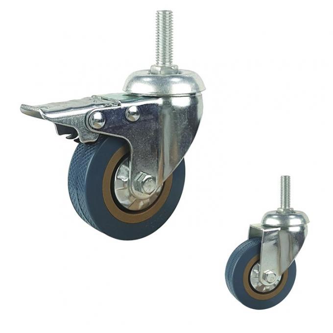55lbs Loading PVC Light Duty Casters 3