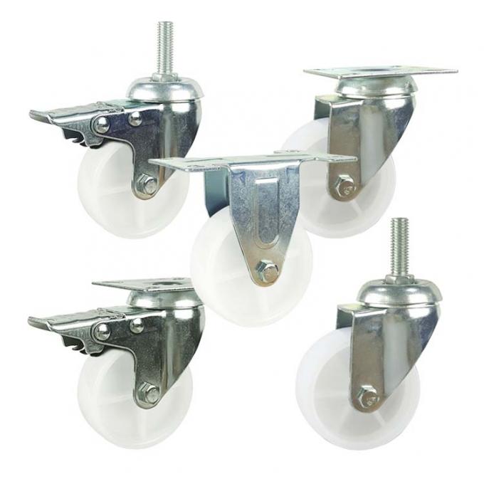 35kg Loading 65mm Light Duty Swivel Casters With Plain Bearing 1