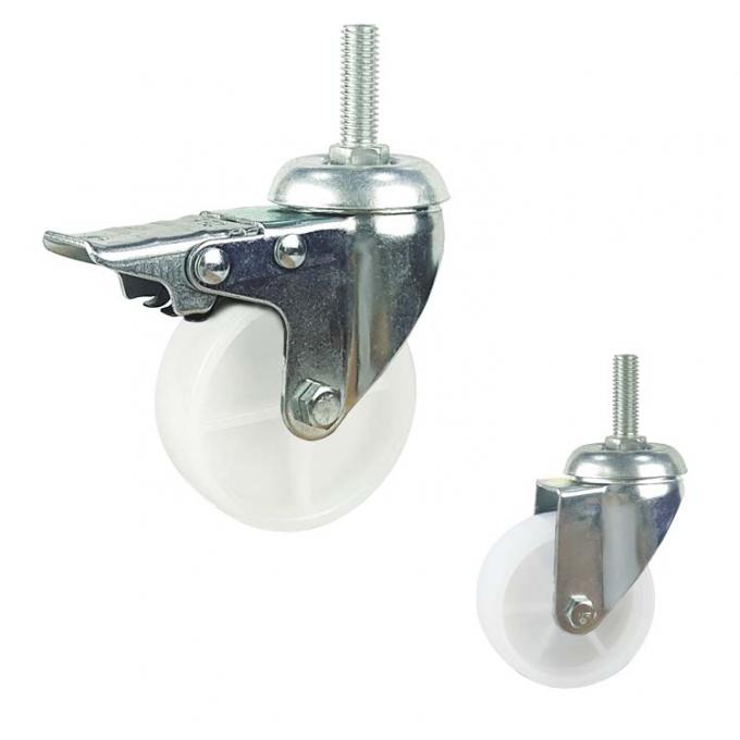 35kg Loading 65mm Light Duty Swivel Casters With Plain Bearing 3