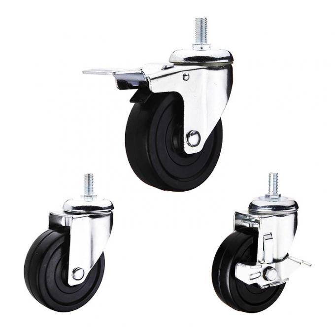 3 Inch 154lbs Capacity Medium Duty Casters With Delrin Bearing 1