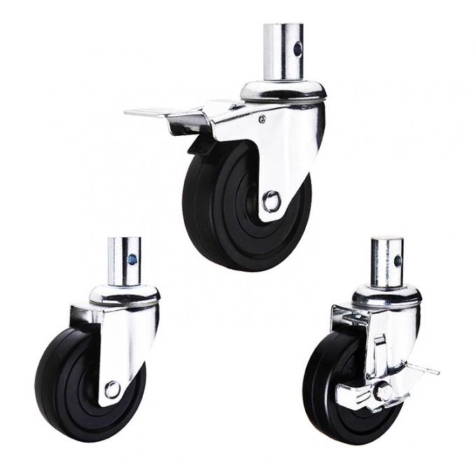 3 Inch 154lbs Capacity Medium Duty Casters With Delrin Bearing 2