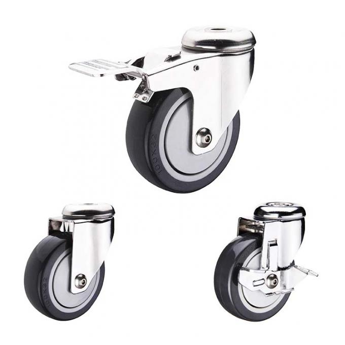 300lbs 5 Inch Polyurethane Wheels 3