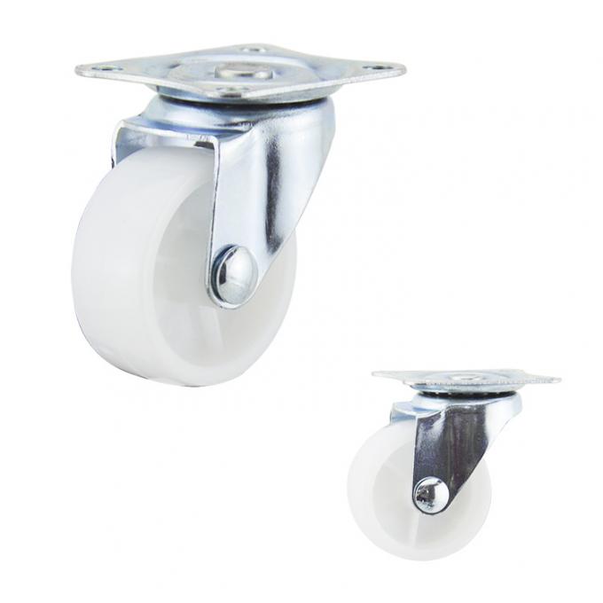 2 Inch Diameter Plastic Swivel Plate Light Duty Casters Customize 0