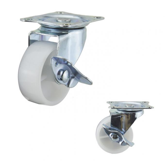 2 Inch Diameter Plastic Swivel Plate Light Duty Casters Customize 1