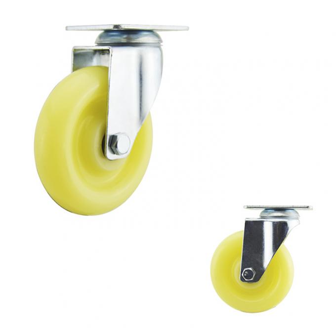 5 Inch 220lbs Capacity PP Rotating Medium Duty Casters 0