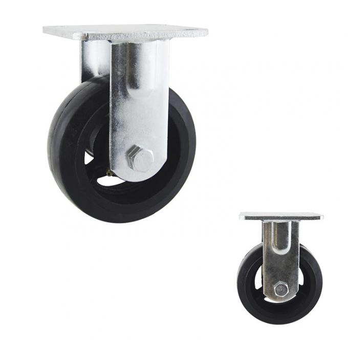Trolley Wheel 5 Inch Swivel Plate Heavy Duty Casters 1