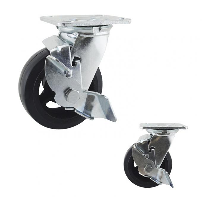 Trolley Wheel 5 Inch Swivel Plate Heavy Duty Casters 2