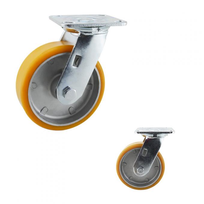 Flexible Turn 6 Inch Swivel Aluminium Core Heavy Duty Casters 1