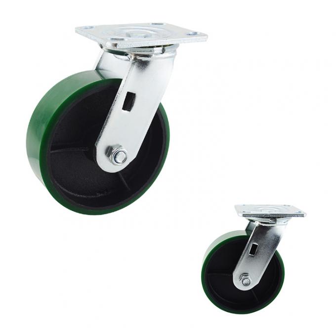 150x50mm Green Iron Core Direction Plate Heavy Duty Casters 1