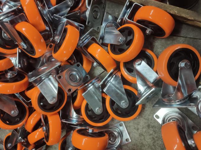 90KG Loading 4 Inch Medium Duty Casters 5