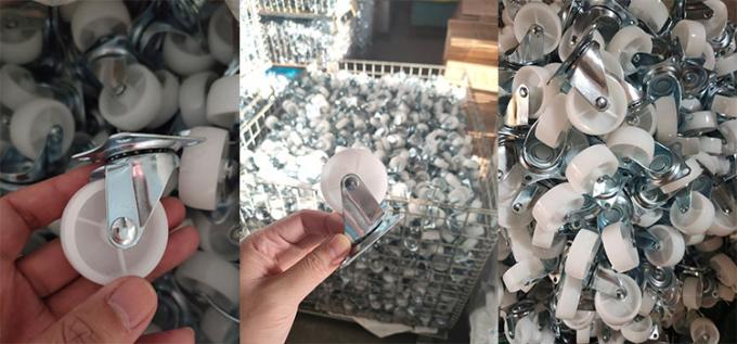 2 Inch Diameter Plastic Swivel Plate Light Duty Casters Customize 5