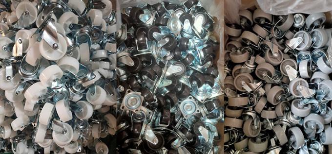 2 Inch Diameter Plastic Swivel Plate Light Duty Casters Customize 6