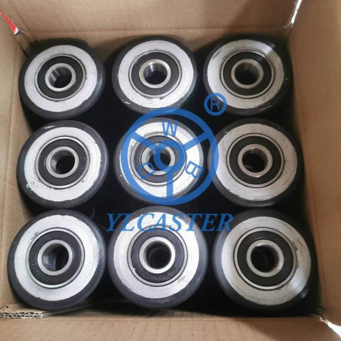 Iron Core 3" Polyurethane Load Wheels 600KG Capacity Pallet Jack Wheels 3