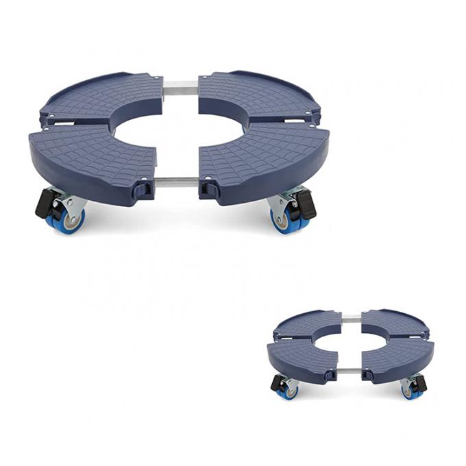 Round Shape Size Adjustable Lockable Moving Plant Stands With Wheels Factory Sale 0