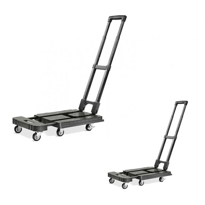 Combinable Folding Platform Trolley 100kg , Small Portable Trolley Cart Six Wheels Wholesales 0