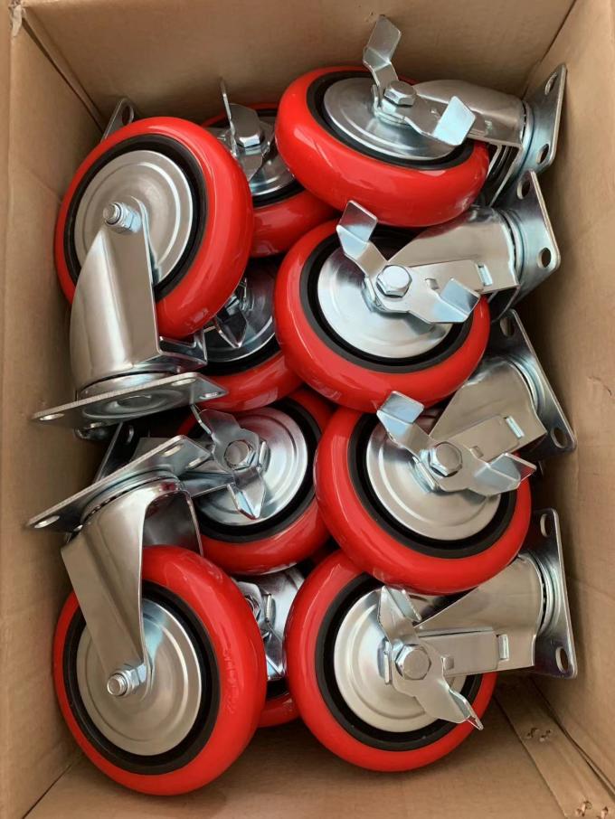 200-500kg Capacity Swivel Caster Wheels 3/4/5/6/8 Inch Load Bearing Casters 0