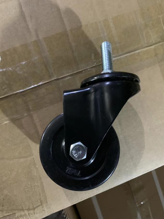Replaceable Rolling Industrial Casters Threads 1-4 Inches Wide Heights 2-12 Inches 0