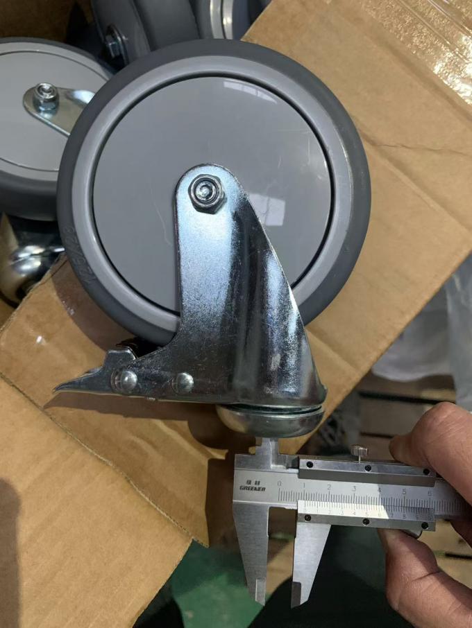 Heavy Duty Trolley Cart Caster Wheels With 200-500kg Load Capacity 0