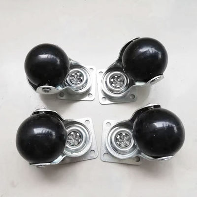 11x21mm Insert Stem Chair Casters Soft Wheel Black Double Wheel Casters For Furniture China