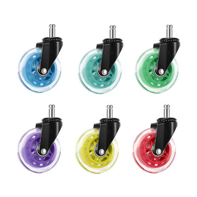 55KG Loaded Capacity Nylon Casters Set of 4 American Type Heavy Duty Durable Wheels Perfect for Equipment and Machinery