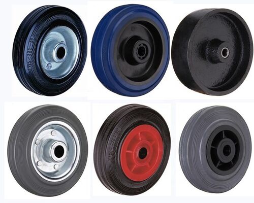 3 Inch TPR 95kg Loading Medical Casters With Threaded Stem