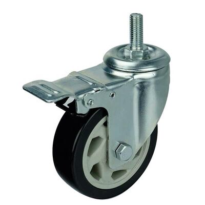 55KG Loaded Capacity Nylon Casters Set of 4 American Type Heavy Duty Durable Wheels Perfect for Equipment and Machinery