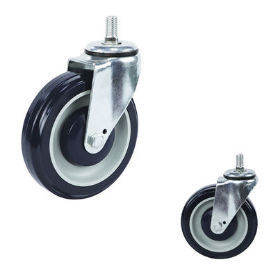 198lbs Loading 5inch TPR Trolley Wheels Heavy Duty With Steel Dust Cover