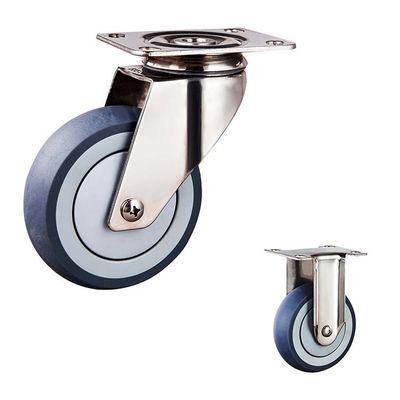 3inch 198lbs Capacity 304 Stainless Steel Casters With Plain Bearing